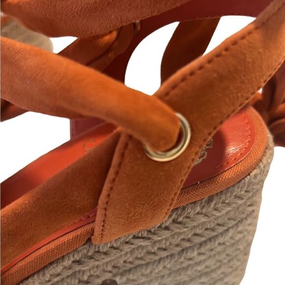 Vince Camuto Roreka Suede Ankle Tie Platform Espadrille Sandals Size 7 NWT - Picture 3 of 12